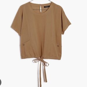 Madewell Drawstring Pocket Top